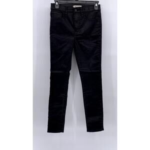 MADEWELL Women's Black Petite 10" High-Rise Skinny Jeans SZ 26P